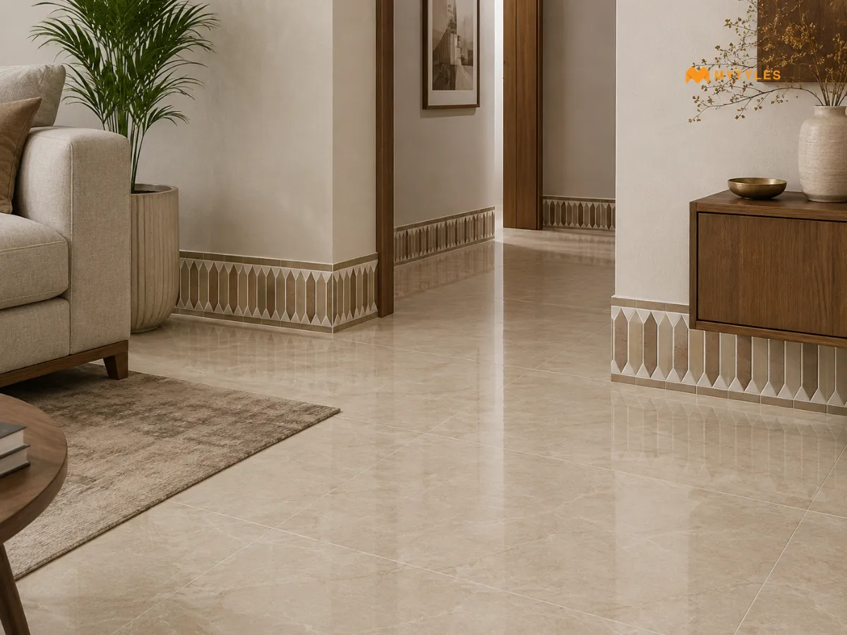 Matching Floor and Skirting Tiles